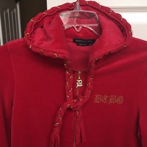 NWOT BCBG women’s blinged hoodie